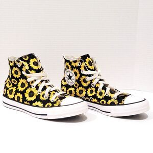 Converse Chuck Taylor All Star High Top Sunflower Sneakers Women’s Size 8 Mens 6